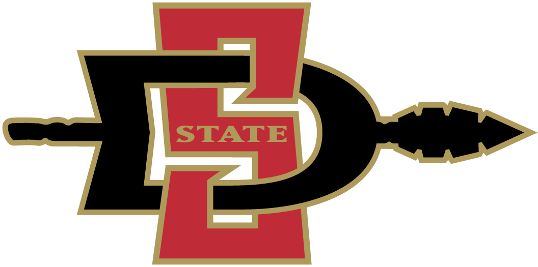 San Diego State Aztecs 2002-2012 Primary Logo diy DTF decal sticker...